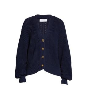 La Ligne Navy Cardigan